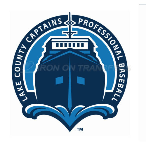 Lake County Captains Iron-on Stickers (Heat Transfers)NO.8110